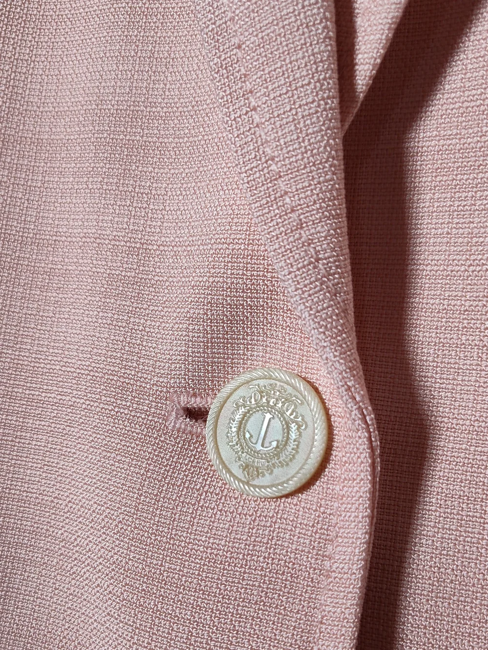 NEW J. Crew Arden Blazer in Luster Canvas Peach Petal Pink 12 - Picture 6 of 14